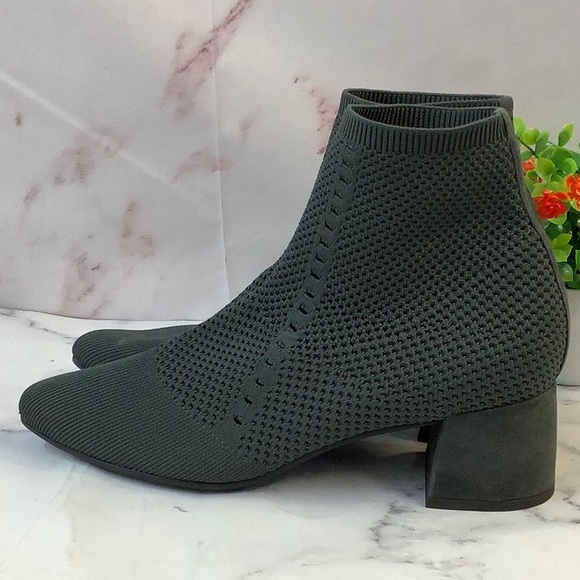 NWT Eileen Fisher Women's Boots Charcoal Size 8.5 - Picture 4 of 6